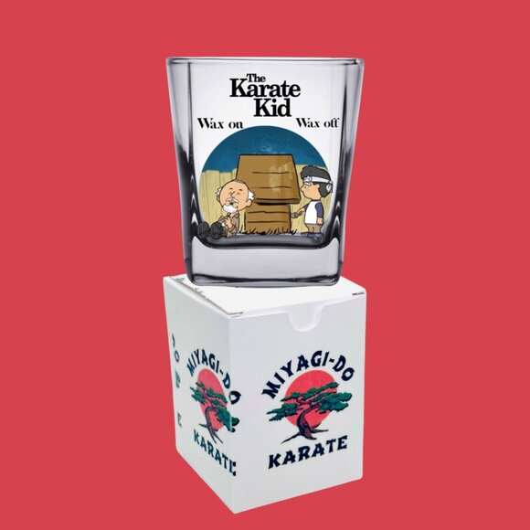 PEANUTS/80's and 90's Movies Mashup SHOT GLASS/ Gift Box, UNIQUE GIFT - Picture 1 of 15